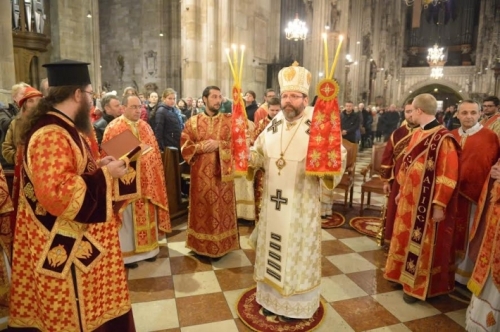 Патріарх УГКЦ у соборі св.Степана: «Ісус хоче одної Церкви.І це католицька Церква,яка є вселенською»